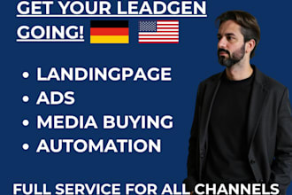 be your growth marketer and run all your marketing, also on commission