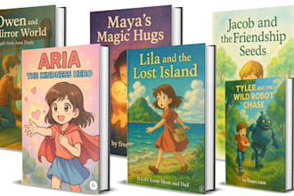 craft a personalized storybook for kids as a special gift