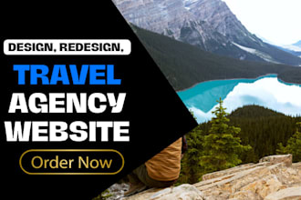 create travel tour travel agency website, build tourism wordpress blog website