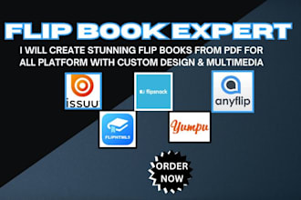 create stunning flip books from PDF for all platform with custom design