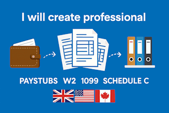 do paystub, paycheck, payroll, w2 1099 and 1040