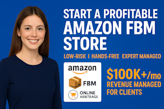 create amazon fbm business, manage online arbitrage store from scratch