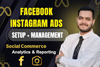 create facebook  instagram ads meta pixel, social commerce analytics API and rep
