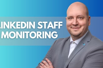 monitor linkedin company employee changes and trends