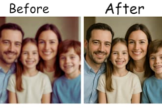 fix blurry photos, upscale, and enhance resolution of photos