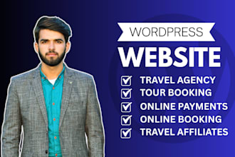 create tour and travel agency website in wordpress