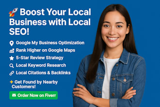 create and SEO optimize your google maps business listing