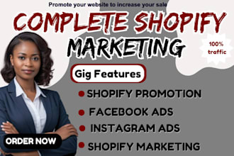 promote shopify marketing, esty shop promotion, boost organic website traffic