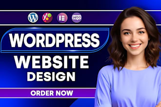 create wordpress blog website with elementor