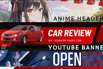 do youtube banner anime header vtuber banner teaser banner gaming banner