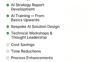 provide ai expertise in strategy and custom solutions