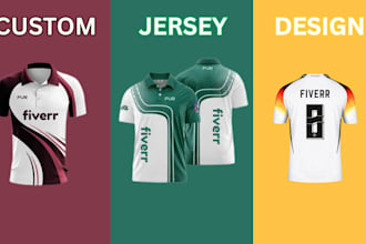 do your custom sublimation jersey design for your clothing brand