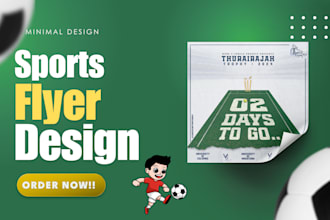design sport flyer, banner, poster and sport graphics
