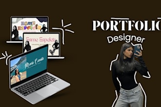 design an aesthetic portfolio for ugc creators or models