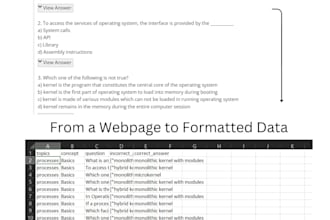 extract data from any website into a CSV using selenium or bs4