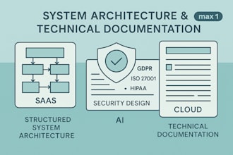 design audit ready system architecture and security documentation