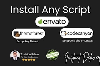 install codecanyon, themeforest, envato script