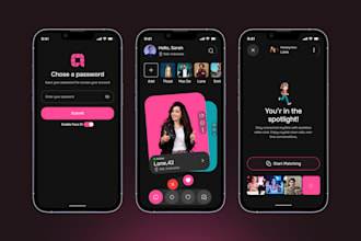 develop dating app like tinder,dating website,hinge,happn,bumble for IOS android