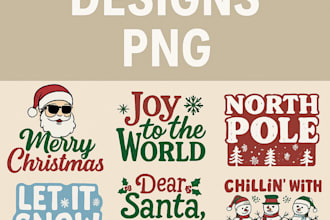 send 245 christmas tshirts  ready for etsy, amazon merch pod