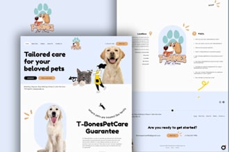 build pet care website pet grooming website pet store pets website on wordpress