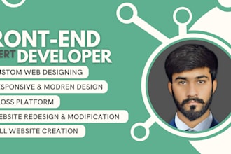 create modern and responsive frontend websites