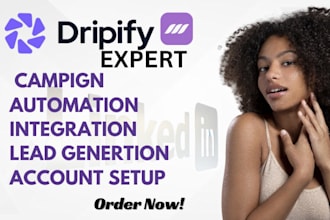 setup dripify campaign and lead generation linkedin outreach and automation