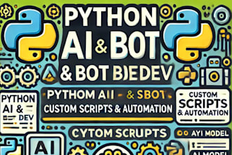 develop python ai python scripting data science ai model ai automation pytorch