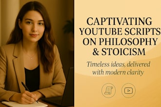 write powerful philosophy and mindset youtube scripts that captivate viewers