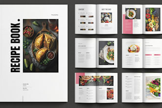 write quality cookbook recipe book cookbook design cookbook formatting, recipes