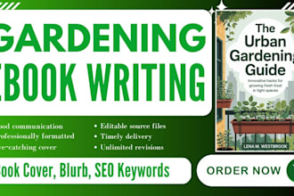 write gardening book gardening ebook writer ghostwriter ebook ghostwriter kdp