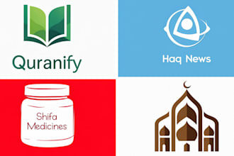 create minimalist islamic or arabic  logo