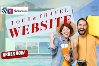 build tour and travel agency website in wordpress using elementor pro