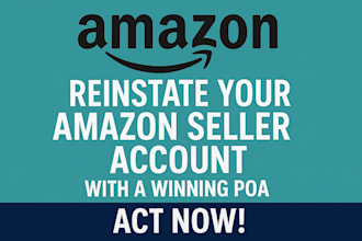 get your amazon seller account reinstated with a winning poa