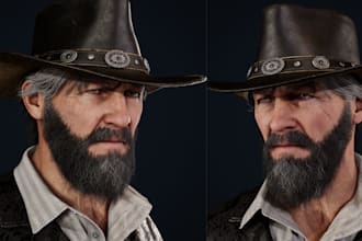 realistic 3d game character fortnite game character 3d model for ue5 unity game