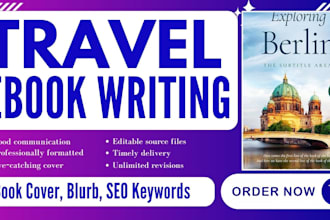 write travel ebook book writer ghostwriter ebook writer travel writer amazon kdp