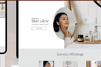 do shopify dropshipping store skincare beauty website spa