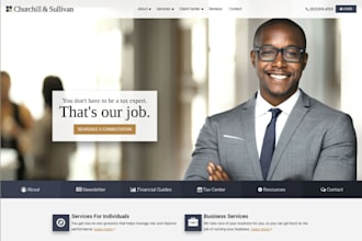 design accounting website finance  tax website bookkeeping website credit repair