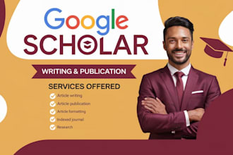 write and publish research article google scholar citations backdated citations