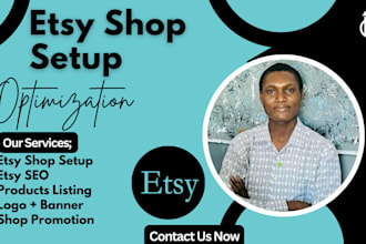 setup etsy digital products shop, etsy shop setup, etsy products listing SEO