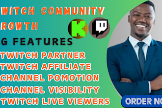 do twitch channel promotion to twitch viewers to grow twitch, kick community