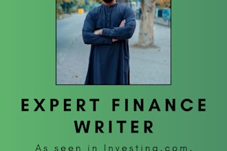 write expert level finance articles with in depth research