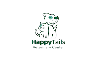 design modern animal dog pet care veterinary logo