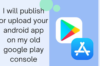 publish or upload your android app on my old google play console