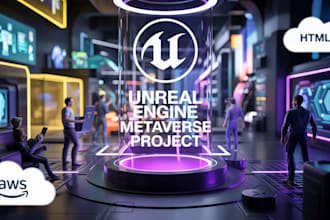 develop awesome metaverse project with unreal engine ue4 ue5 nd gcp or AWS HTML5