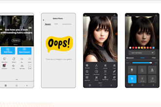 build ai logo maker app, photo editing, video editing app, image generator app