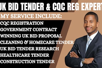 do full cqc registration win cleaning, UK bid tender, construction, healthcare