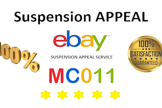 reinstate your ebay account mc011, professional reinstate service