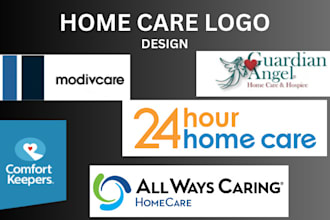design a home care logo for home health aides and home care professionals