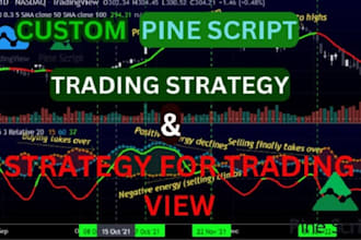 code custom tradingview indicat0r, pinescript, trading bot, strategy pinescript