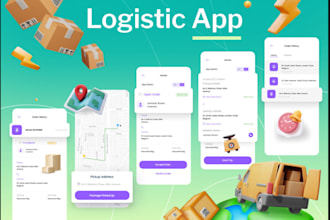 develop logistic app, goods transporter app, fleet management app